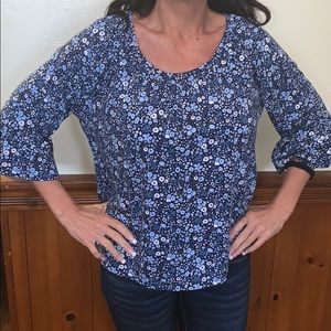 Michael Kors flowered BoHo shirt